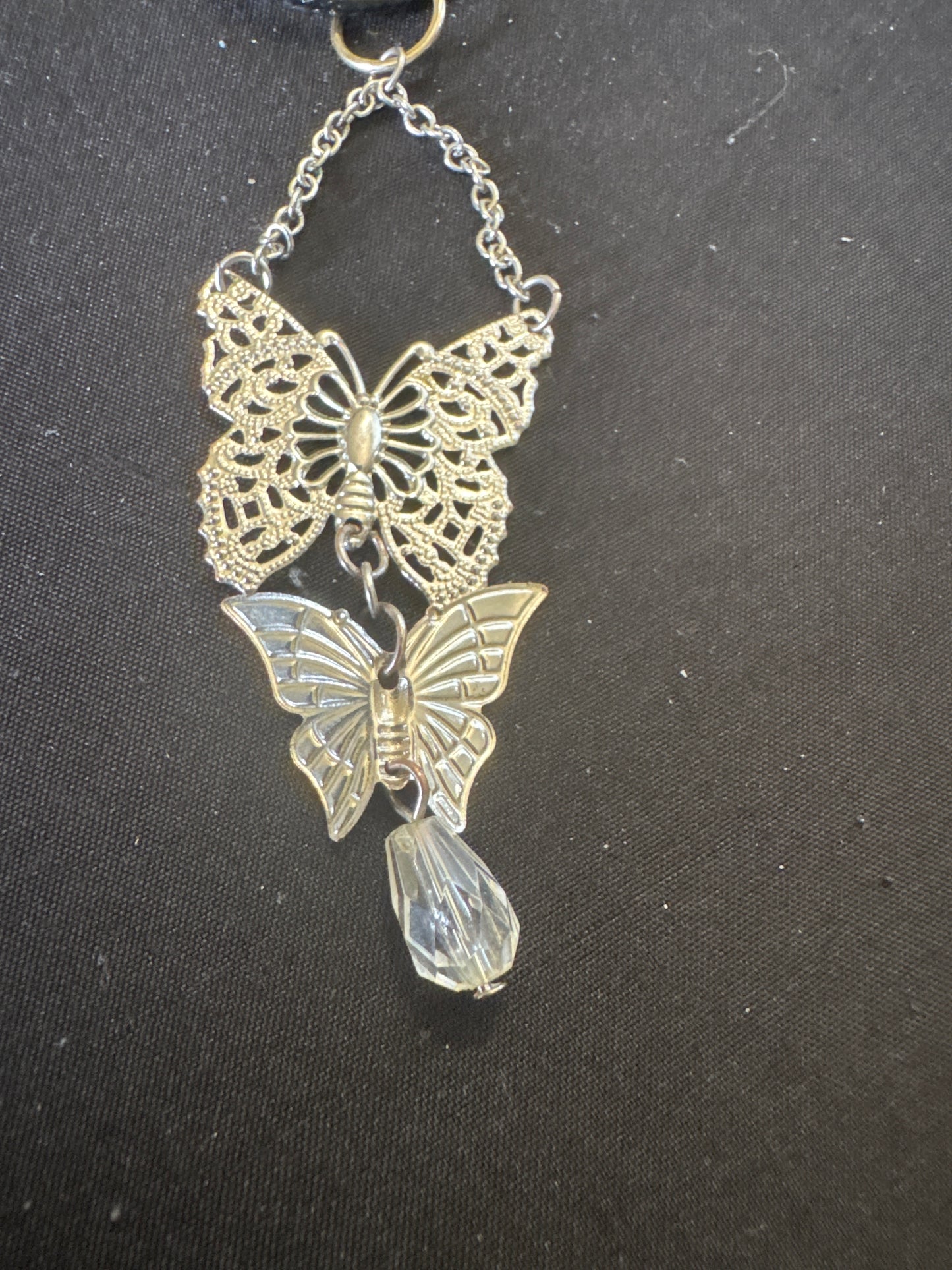 Butterfly necklace 18 in