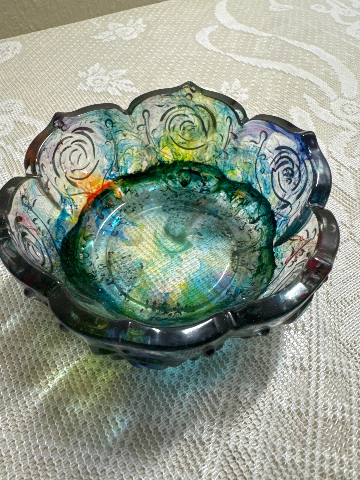 Small epoxy bowls