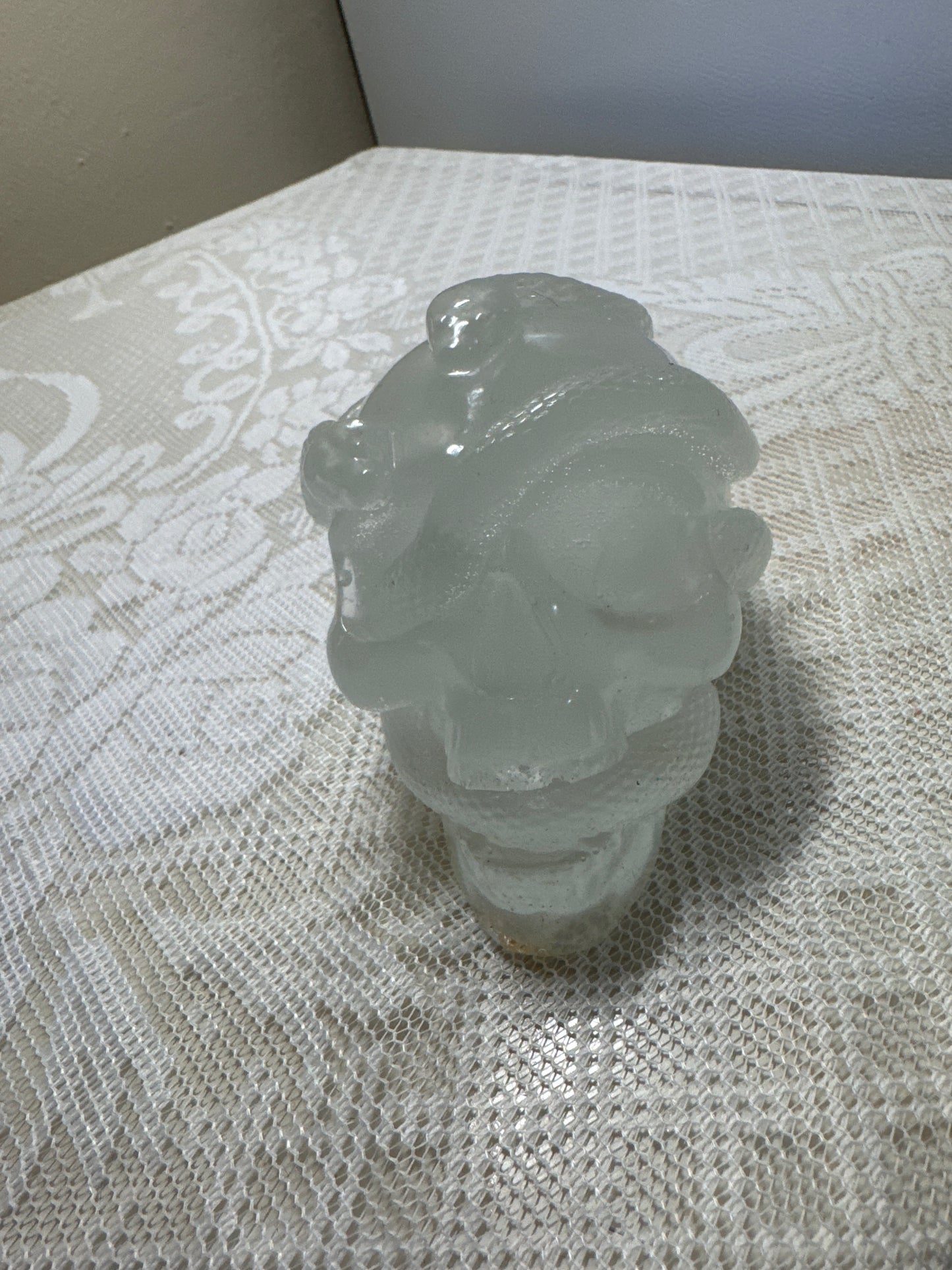 Skull with snake