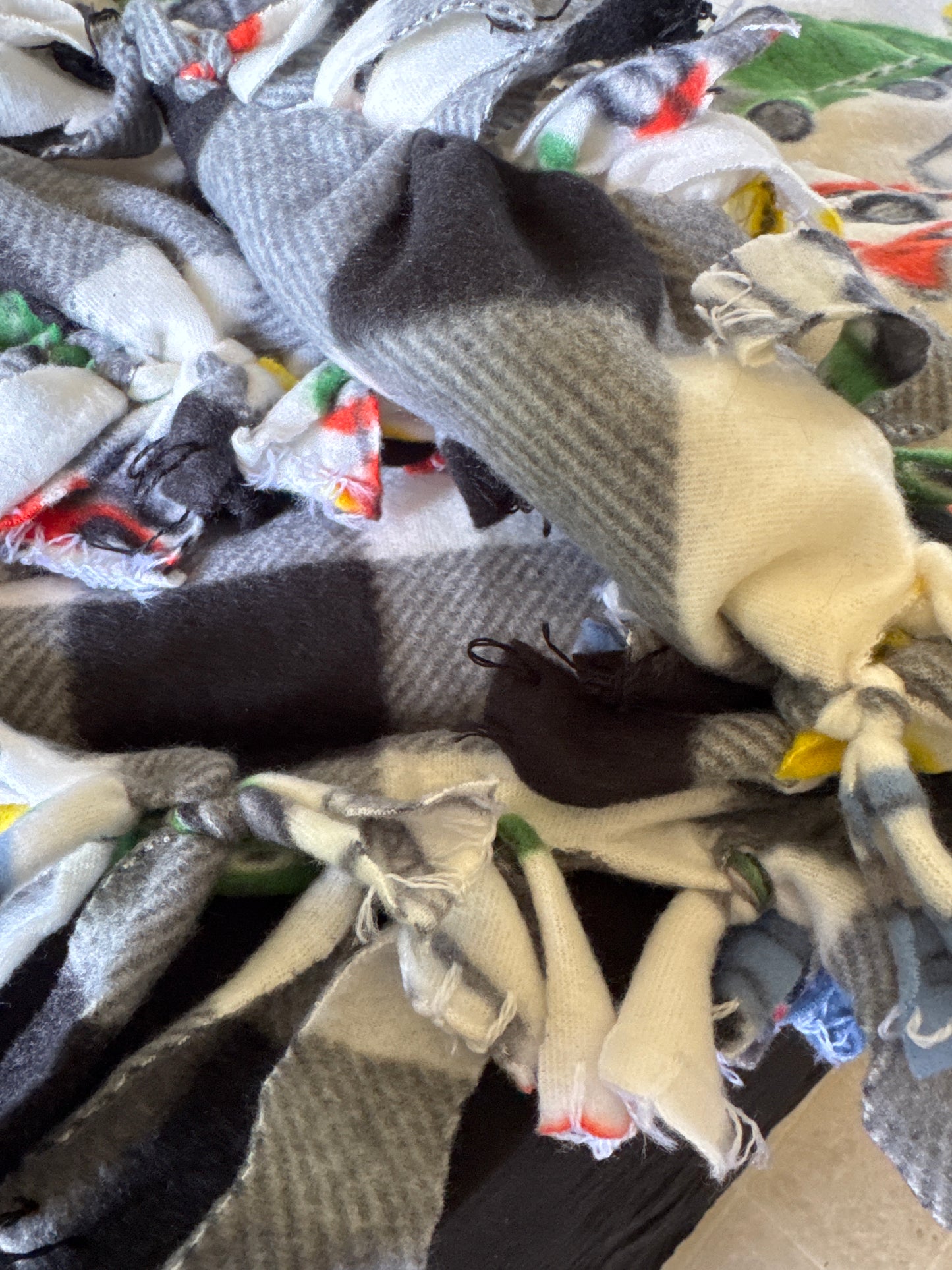 Tie blanket for kids