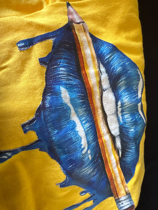 2x drippy lip t-shirt