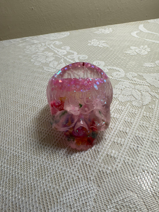 Candle holder skull