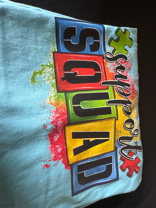 Medium autism support squad shirt