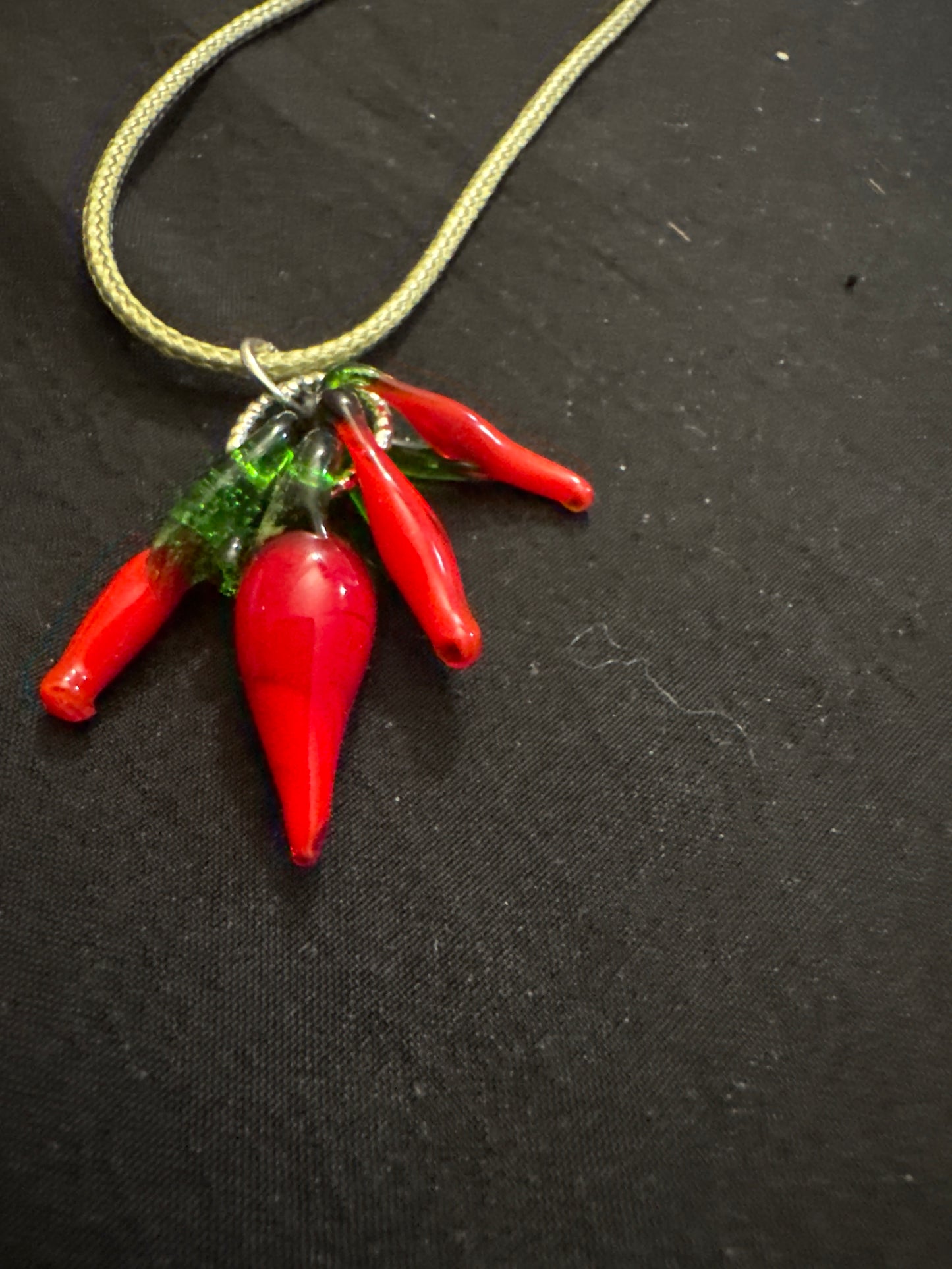 20 in chili pepper necklace
