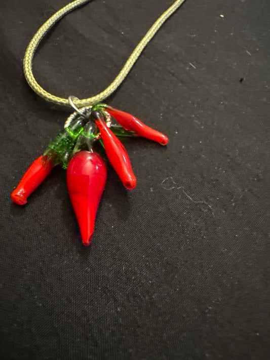 20 in chili pepper necklace