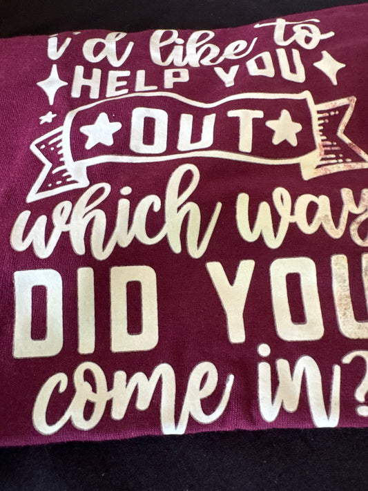 L shirt