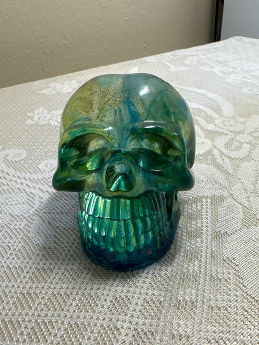 Epoxy resin skull