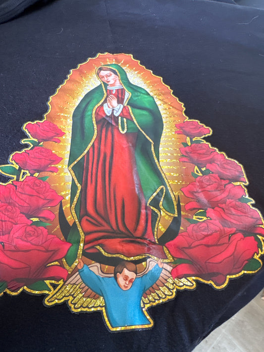 L long sleeve Virgin Mary shirt