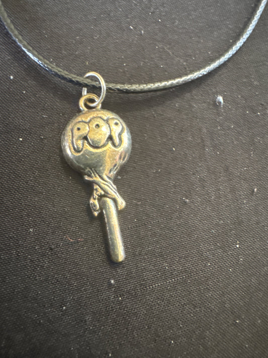 Tootsie pop necklace