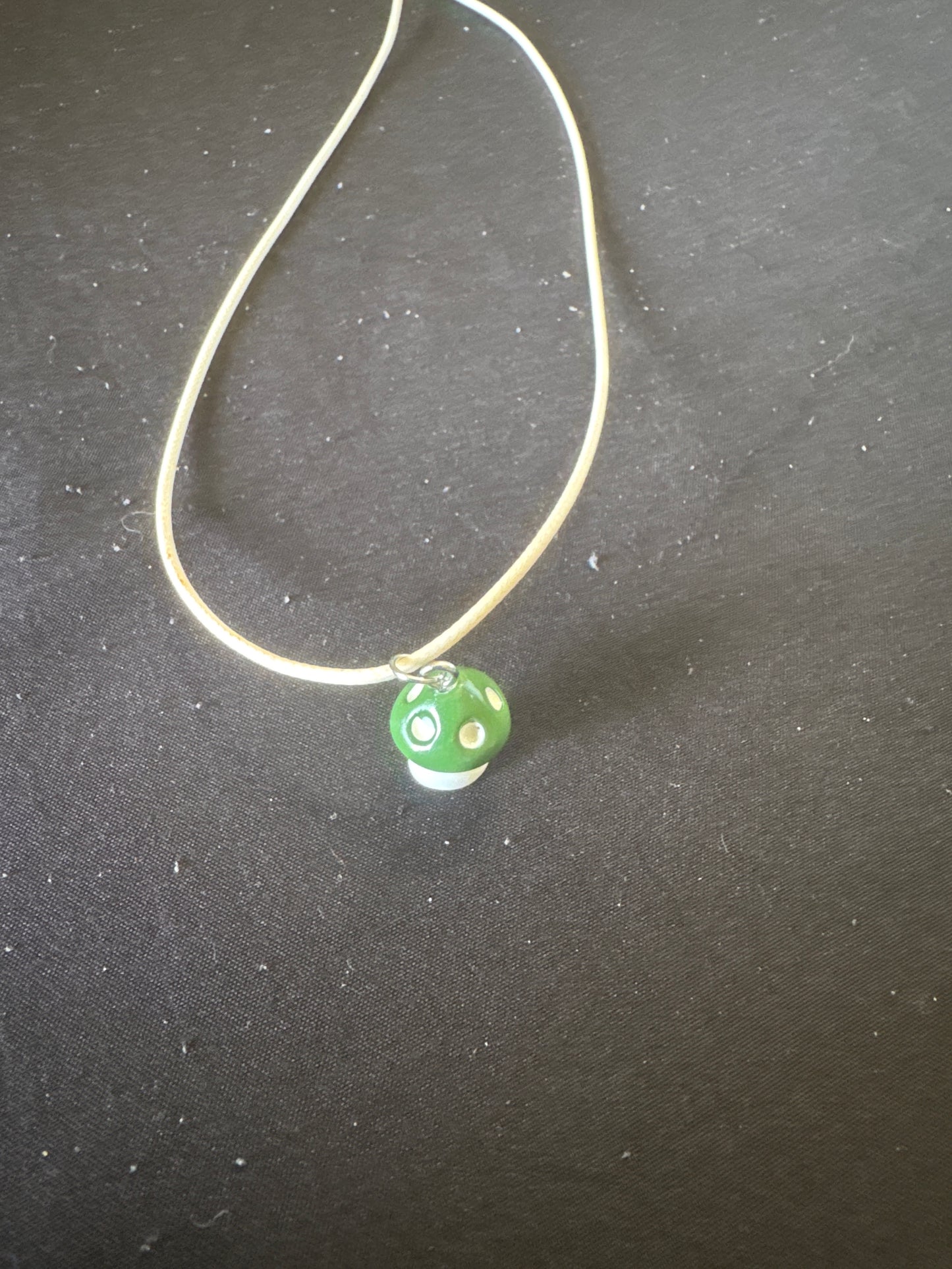 Single mushroom necklace